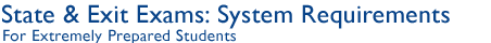 testGEAR: System Requirements